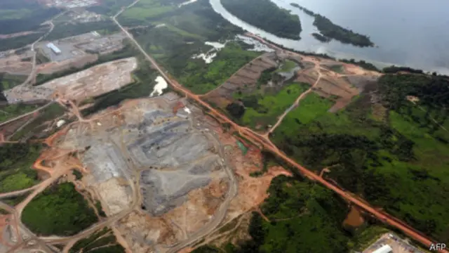 巴西美麗山水電站工地