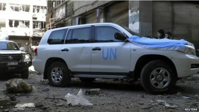 聯合國車輛霍姆斯遇襲