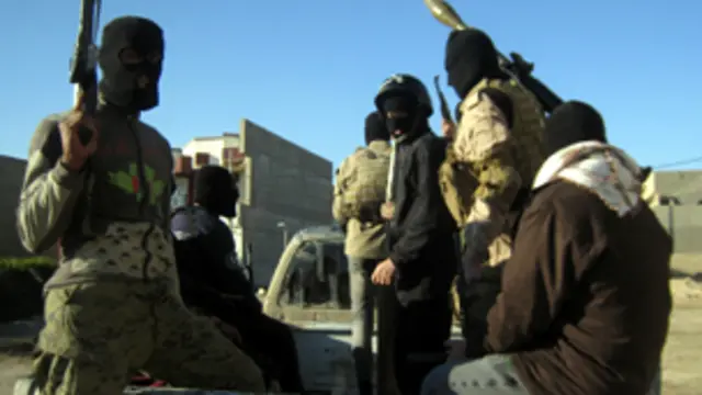 مسلحون في الفلوجة