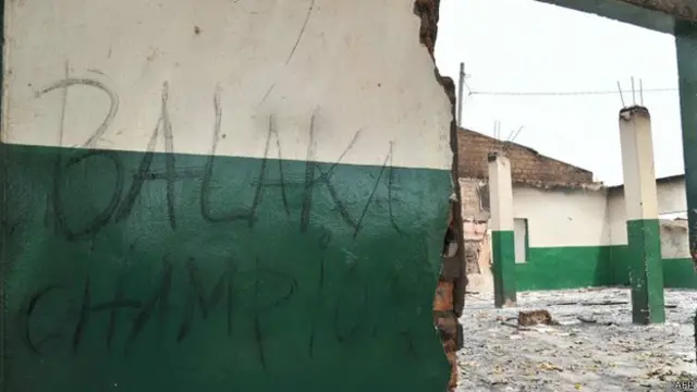 हिंसा के निशान