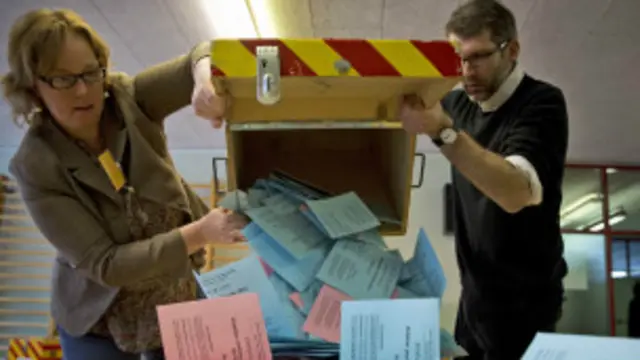 تجویز کے حق میں پچاس اعشاریہ تین اور مخالفت میں انچاس اعشاریہ سات فیصد ووٹ پڑے