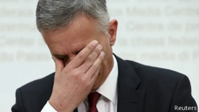 Didier Burkhalte, presidente y canciller de Suiza