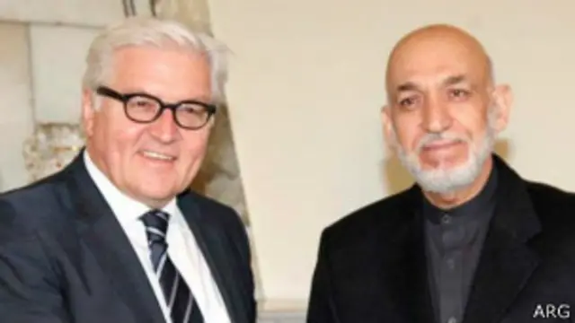 د جرمني د بهرنیو چارو وزیر له کرزي سره د خپل هېواد له لوري د افغانستان بیارغونه کې ژمنه وکړه.