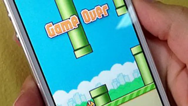 Flappy Bird se convirtió en el juego más popular del momento.