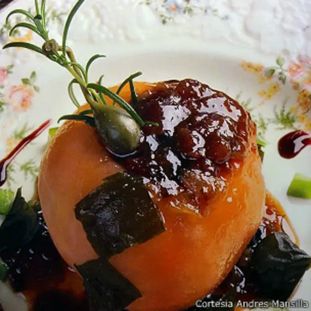 Plato hecho a base de algas