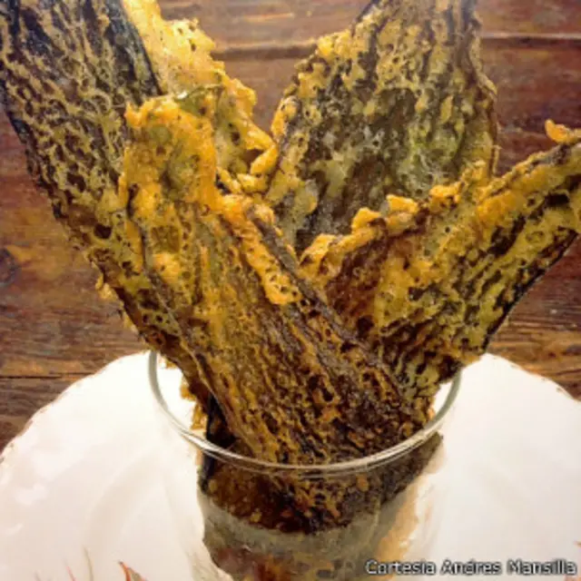 Plato hecho a base de algas