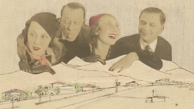 Said Bey’in oğlu Hakkı Tez tarafından yapılmış bir kolaj
1936, Keçiören SALT Araştırma, Said Bey Arşivi
