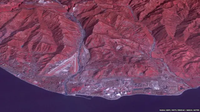 تصویر ناسا از سوچی NASA/GSFC/METI/ERSDAC/JAROS/ASTER