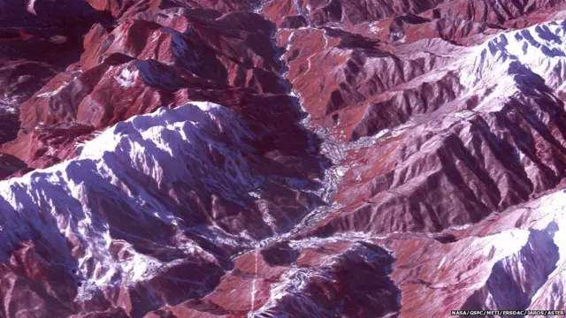 تصویر ناسا از سوچی NASA/GSFC/METI/ERSDAC/JAROS/ASTER