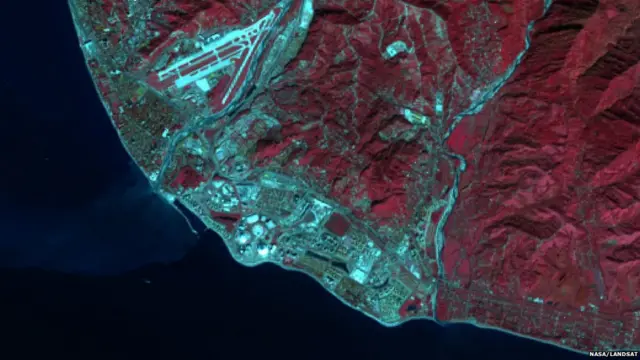 تصویر ناسا از سوچی NASA/GSFC/METI/ERSDAC/JAROS/ASTER