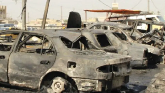 इराक़ में कार बम हमले की फ़ाइल फ़ोटो