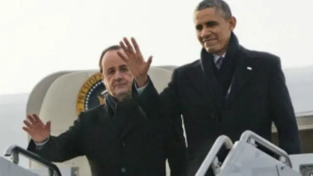 فضيحة هولاند ألقت بظلالها على زيارته للولايات المتحدة. 