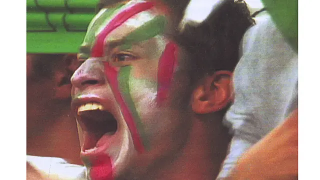 Obra de la muestra "Fútbol: the Beautiful Game"