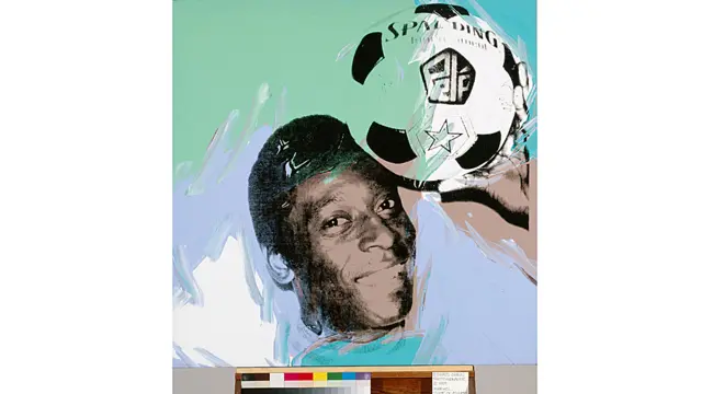 Obra de la muestra "Fútbol: the Beautiful Game"