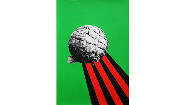 Obra de la muestra "Fútbol: the Beautiful Game"