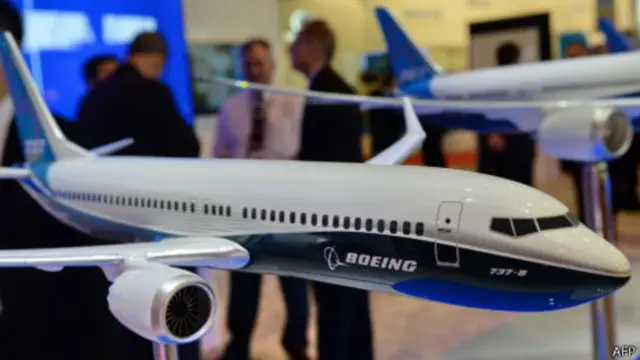 中國東方航空公司向波音公司下訂單,購買80架737客機。