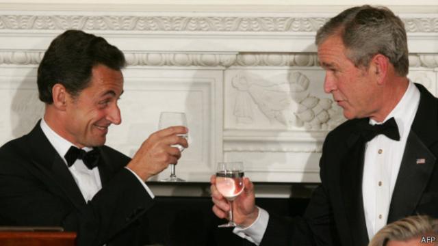 Саркози и Буш