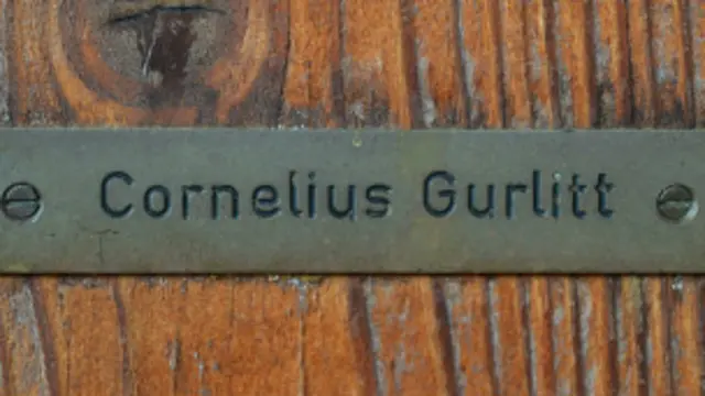 Papan nama Cornelius Gurlitt