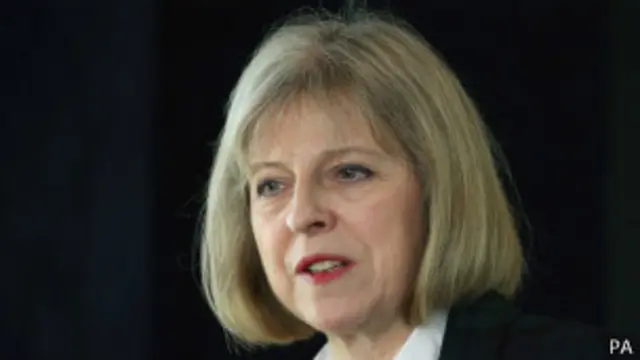 英国内政大臣特里莎·梅