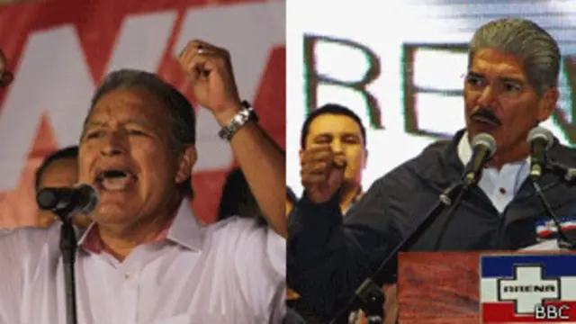 Candidatos a segunda vuelta en El Salvador