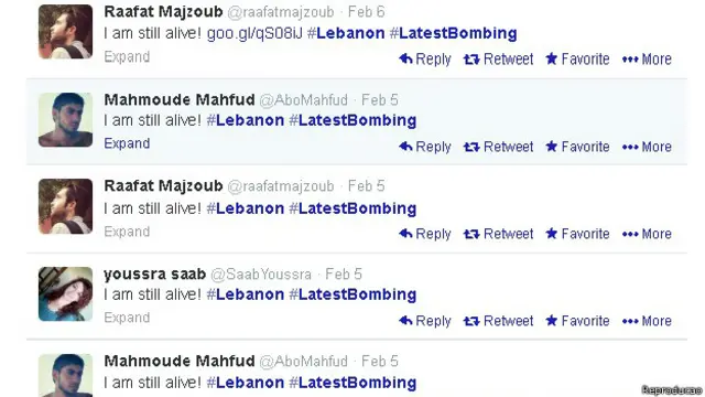 Aplicativo libanês (Reprodução)