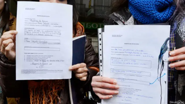 Mulheres registram seu corpo na Espanha (Divulgação)