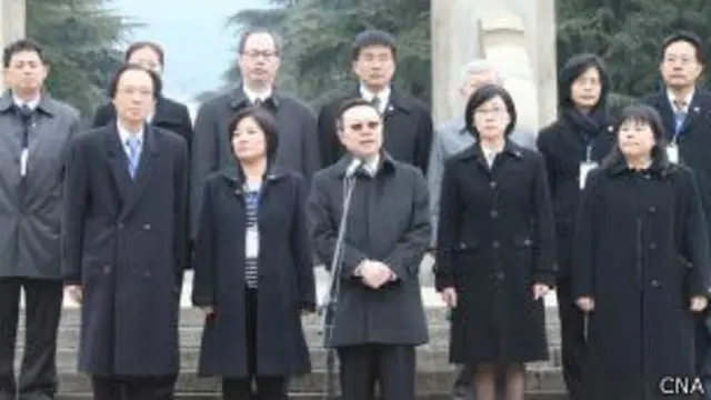 王郁琦在中山陵