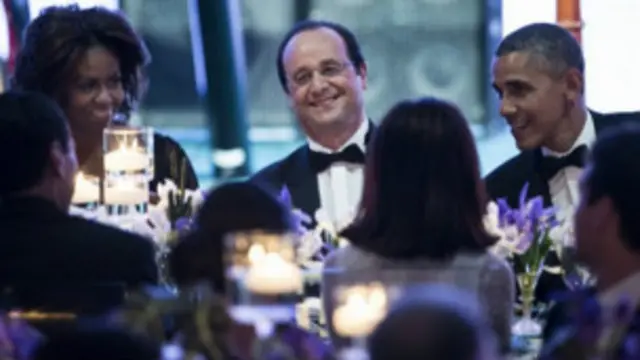 बराक ओबामा और फ्रांस के राष्ट्रपति की ह्वाइट हाउस में काफी गर्मजोशी के साथ मुलाकात हुई