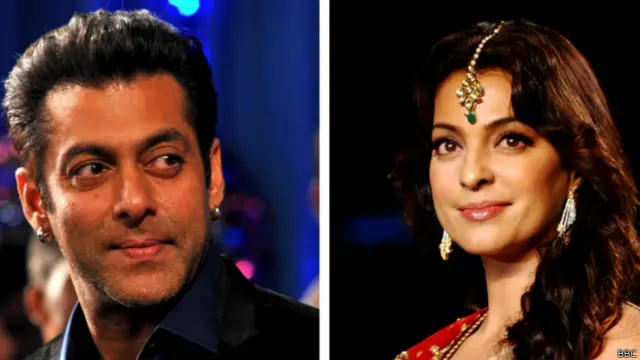 सलामन ख़ान और जूही चावला