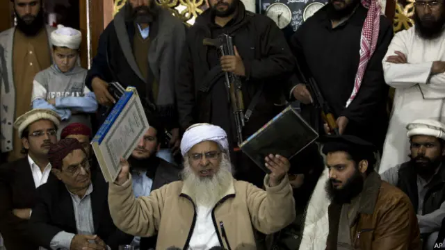 مولانا عبدالعزیز اکثر ٹی وی چینلز پر نشر ہونے والے ٹاک شوز میں نظر آتے ہیں