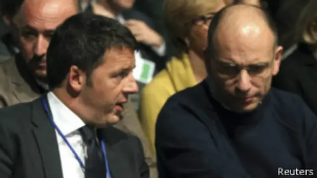 Маттео Ренци и Энрико Летта