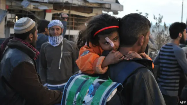 Беженцы из Хомса