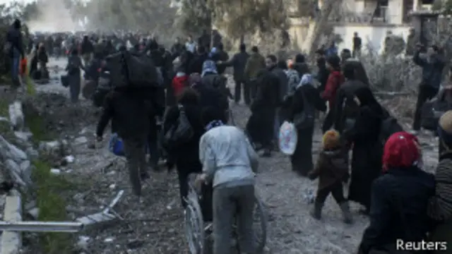 Беженцы из Хомса