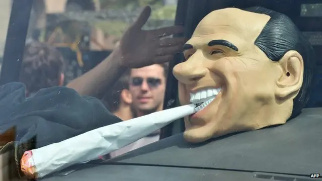 Protesto em 2009 contra lei antidrogas (AFP)