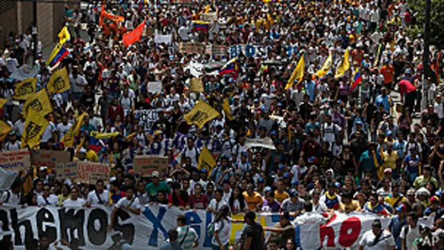 Protestas en Venezuela