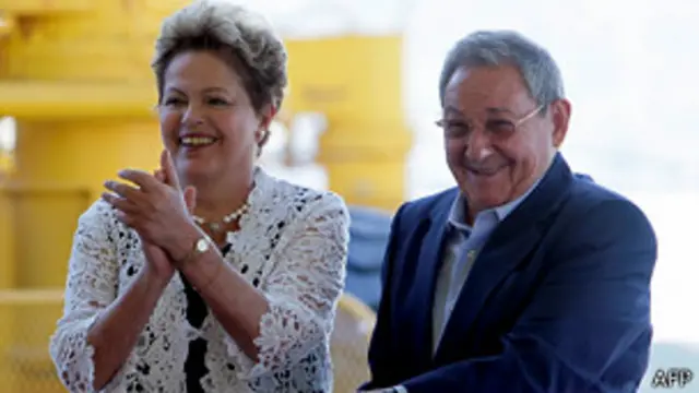 Raúl Castro y Dilma Rousseff