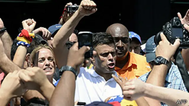 Leopoldo López Foto: AFP