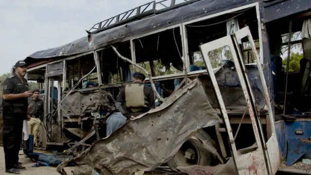 पाकिस्तान के कराची में आत्मघाती हमला