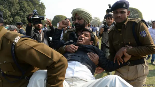 तेलंगाना विरोध प्रदर्शन