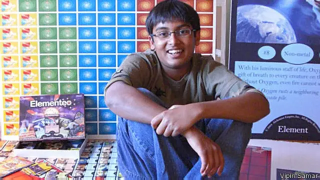 Anshul Samar e seu jogo (Foto: Vipin Samar)