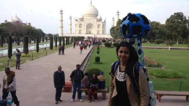 ताज महल, गूगल ट्रेकर