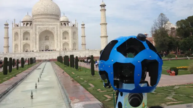गूगल ट्रेकर, ताज महल