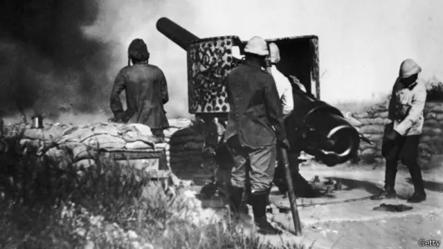 Германская артиллерия в Африке