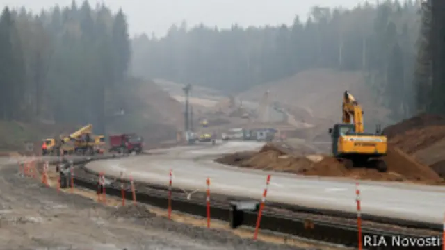 Трасса Москва-Петербург