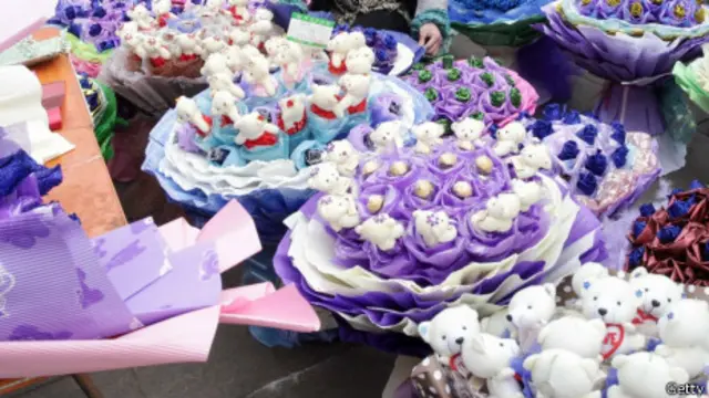 中国情人节花卉