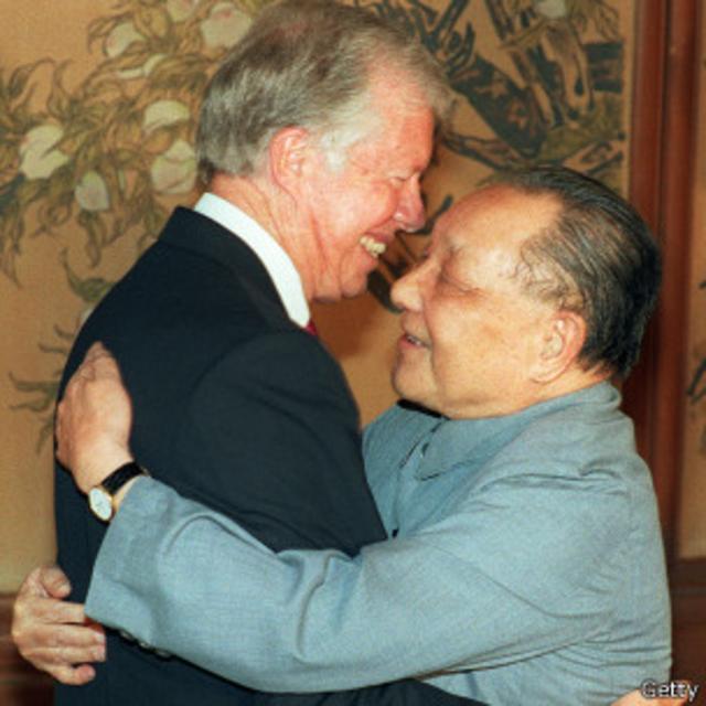 Đặng Tiểu Bình gặp lại Jimmy Carter năm 1987 nhưng từ 1978-79 trước đó, Bắc Kinh đã có quan hệ thắm thiết với Washington