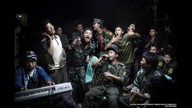 Бойцы-качины в Бирме