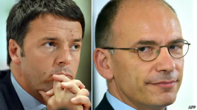 Маттео Ренци и Энрико Летта