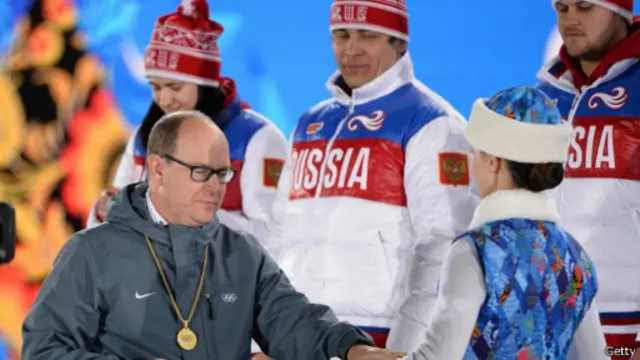 Вручение медалей в Сочи