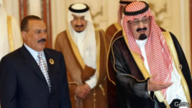 علی عبدالله صالح و ملک عبدالله